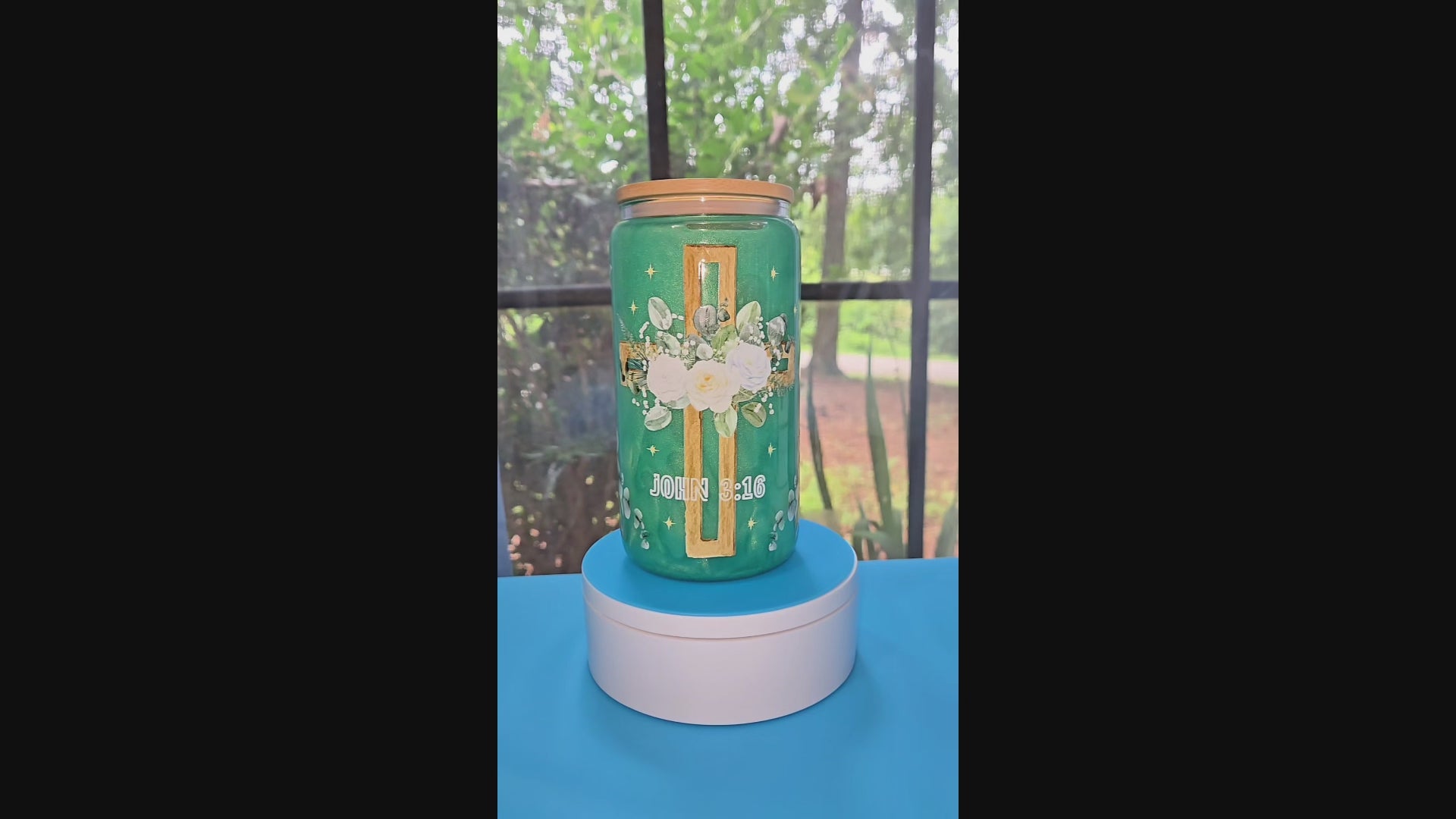 John 3:16 Snowglobe Tumbler