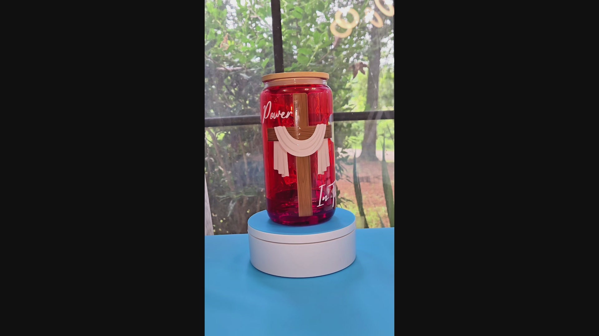 Blood Drip Snowglobe Tumbler