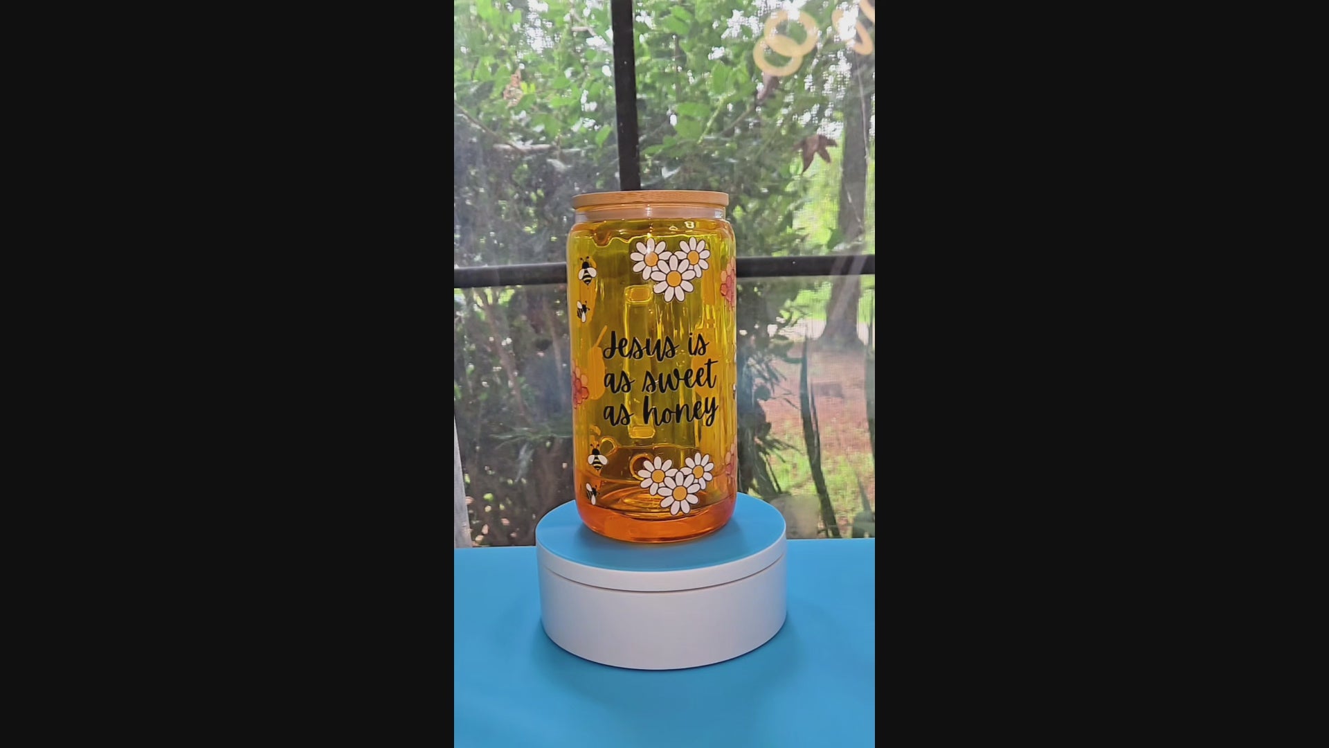 Honey Drip Snowglobe Tumbler