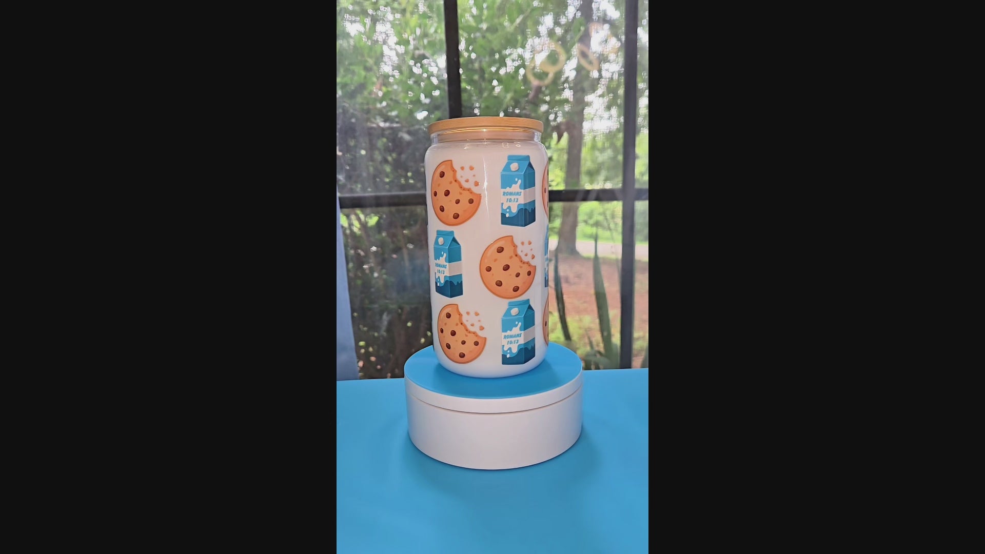 Milk Snowglobe Tumbler